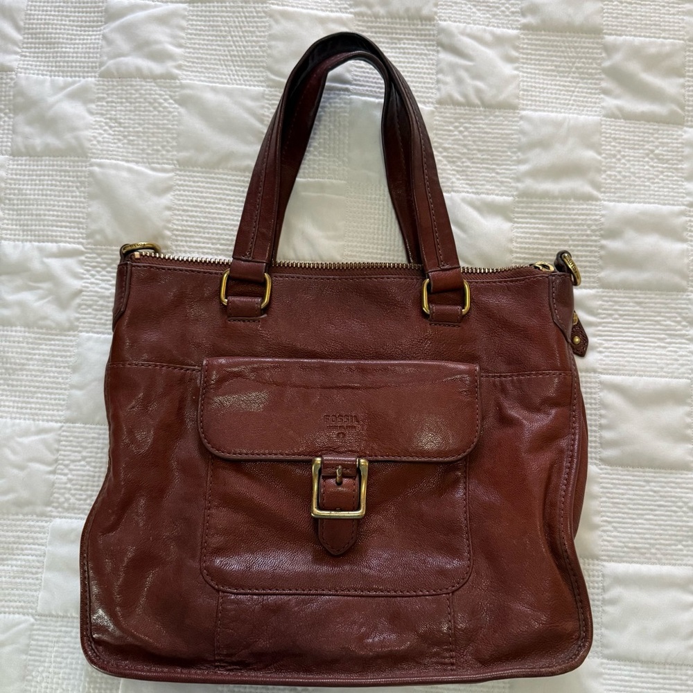 Fossil Leather Bag